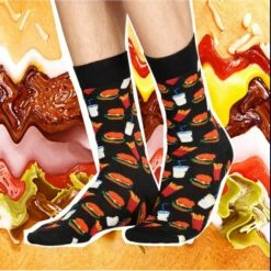 Promo 🛒 Happy 🧦 Socks Sokken Met Print Milkshake Sock - Maat 41-46 🥰 -Beenmode Winkel 550x604 3