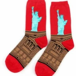 Aanbiedingen ๐ Merkloos Grappige Sokken Met Vrijheidsbeeld - New York - One Size Dames/heren - ๐งฆ Socks Vrolijke, Grappige Sokken - Happy ๐งจ