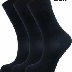 Aanbiedingen ๐ Hoogwaardig Bamboe Sokken | Bamboe Unisex Sokken | Maat 39-42 | 6 Paar - Zwart - Maat 39-42| Olif ๐งฆ Socks | Unisex Bamboe Sokken ๐