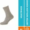 Kopen ❤️ 6-Pack Ouderwetse Noorse Sokken Noors Grof Apollo - Grijs - Unisex - Maat 39-42 ❤️ -Beenmode Winkel 550x629