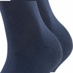 Kopen 🔥 Esprit Uni 2-Pack Zacht Biologisch Zonder Motief Ondoorzichtig Mid-rise Comfortabel Set Katoen Multipack Blauw Dames Sokken - Maat 35-38 ✨ -Beenmode Winkel 550x656