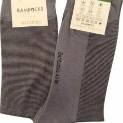 Korting 😉 Bambocks Bamboe Sokken 4-paar Gestreept Grijs/grijs 🛒 -Beenmode Winkel 550x657 3