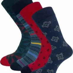 Aanbiedingen โ 4 Paar SQOTTON - Naadloze Sokken - Glens - Maat 36-40 ๐