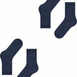 Kopen 🔥 Esprit Uni 2-Pack Zacht Biologisch Zonder Motief Ondoorzichtig Mid-rise Comfortabel Set Katoen Multipack Blauw Dames Sokken - Maat 35-38 ✨ -Beenmode Winkel 550x667 12