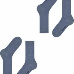 Flash-uitverkoop 👏 Burlington Everyday Herensokken (2-pack) - Katoen - 👖 Jeansblauw - Maat: 40-46 ❤️ -Beenmode Winkel 550x668 4