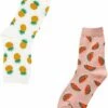 Coupon 😀 Binkie 🧦 Socks Box | 2 Paar Damessokken |Happy Tropical Fruit 🧦 Socks For Her | Maat 39-42 ✨ -Beenmode Winkel 550x674
