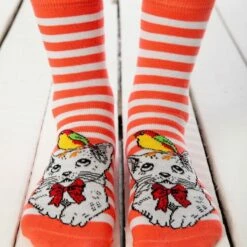 Beste deal 🌟 Merkloos Shiva Mode Katten Huisdier Sokken Giftbox | 4 Pack | Maat 36-40 | Vrolijke Ontwerp | Naadloos | Gift - Cadeau 🎉