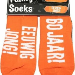 Uitgang 🔔 Paper Dreams Sokken Funny 🧦 Socks 60 Jaar Katoen Taupe One-size 🥰 -Beenmode Winkel 550x686 3