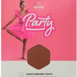 Uitgang 👏 Dancing Panty - Skin - Maat XL - Panty Dames - Panty Beige - Panty Meisjes - Pantys - Panty's - Balletdanseres - Kunstschaatser - Apollo 🛒 -Beenmode Winkel 550x689