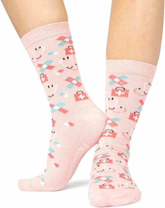 Goedkoop π€© Merkloos Zorg Sokken Licht Roze β€οΈ 3 Goedkoop π€© Merkloos Zorg Sokken Licht Roze β€οΈ