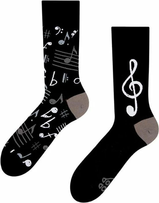 Begroting π Good Mood Sokken - Muziek - Unisex Maat 35-38 π 3 Begroting π Good Mood Sokken - Muziek - Unisex Maat 35-38 π