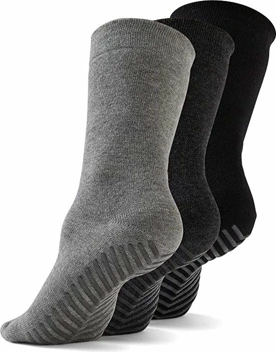 Korting π Malinsi Sokken Antislip 3-Pack - 3 Paar Donkere Kleuren Maat 42-46 - Huissokken Dames En Heren Anti Slip βοΈ 3 Korting π Malinsi Sokken Antislip 3-Pack - 3 Paar Donkere Kleuren Maat 42-46 - Huissokken Dames En Heren Anti Slip βοΈ