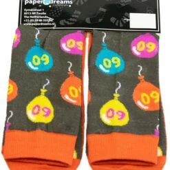 Uitgang 🔔 Paper Dreams Sokken Funny 🧦 Socks 60 Jaar Katoen Taupe One-size 🥰 -Beenmode Winkel 550x703