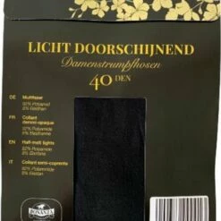 Promo 🎉 Bonanza Panty - 5-Pack - 40 Denier - Zwart - Maat M/L ⭐ -Beenmode Winkel 550x712 3