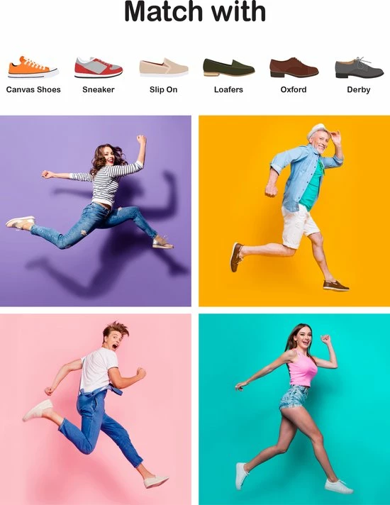 Goedkoop π Onzichtbare Sokken Met Verstevigende Zool - Wit - 8 Pack - Monfoot π 6 Goedkoop π Onzichtbare Sokken Met Verstevigende Zool - Wit - 8 Pack - Monfoot π - Afbeelding 4