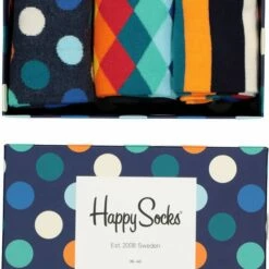 Top 10 👍 Happy 🧦 Socks Sokken - Classic Mix Gift Box - Unisex - Maat: 36-40 🛒 -Beenmode Winkel 550x713 1