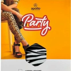 Korting 🛒 Dames Legging Met Print | Zebra Design | Maat XXL | Legging Dames | Legging Meisje | Leggings | Legging Carnaval | Legging Dames Katoen | Apollo ❤️ -Beenmode Winkel 550x723