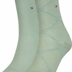 Beste Pirce 👏 Tommy Hilfiger Geruite Dames Sokken - 2-pack - Maat 35-38 👍