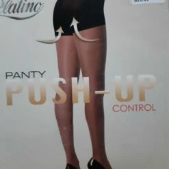 Korting 😍 Platino Push-up Control Panty 30 Den Maat 38/40 Zwart 🥰