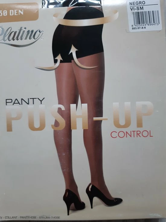 Korting π Platino Push-up Control Panty 30 Den Maat 38/40 Zwart π₯° 3 Korting π Platino Push-up Control Panty 30 Den Maat 38/40 Zwart π₯°