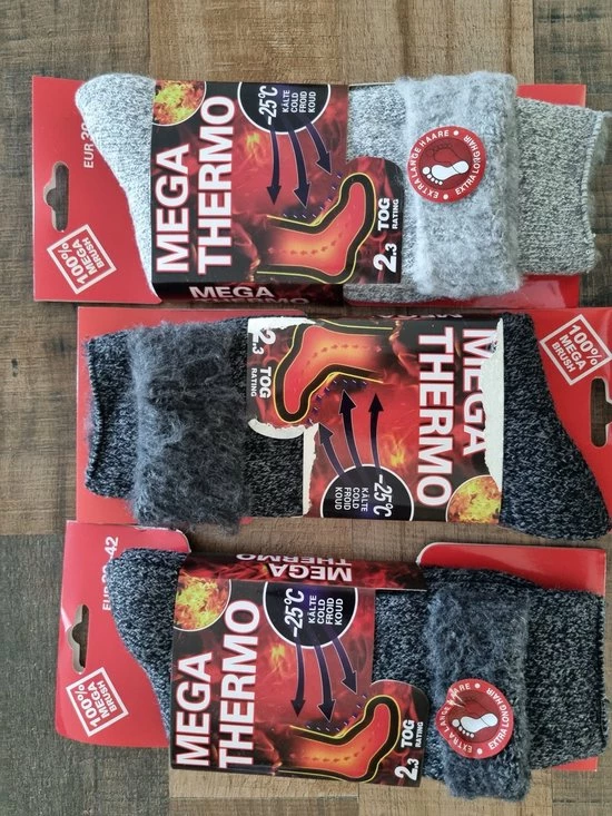 Korting π Merkloos 5 Paar - Mega Thermo Sokken - 43-46 - Naadloos - Werksokken - Huissokken - Unisex - Warme Voetensokken β 3 Korting π Merkloos 5 Paar - Mega Thermo Sokken - 43-46 - Naadloos - Werksokken - Huissokken - Unisex - Warme Voetensokken β
