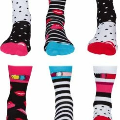 Begroting ⌛ Merkloos Oddsocks | Sokken Cadeau | Lip Sync | 💄 Lipstick | 37-42 🎉