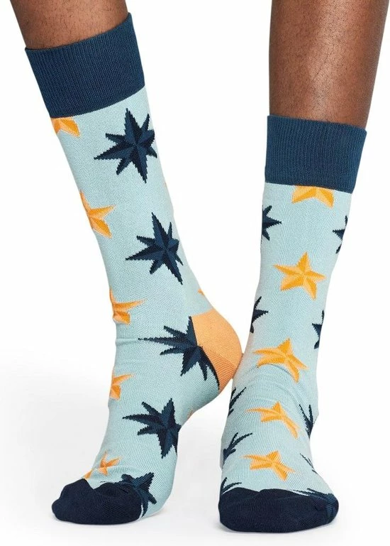 Kopen π€© Happy 𧦠Socks Nautical Star Sokken Lichtblauw, Maat 36/40 π 4 Kopen π€© Happy 𧦠Socks Nautical Star Sokken Lichtblauw, Maat 36/40 π - Afbeelding 2