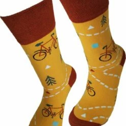 Aanbiedingen ๐ Merkloos Verjaardag Cadeau - Grappige Sokken - Fiets Route Sokken - Leuke Sokken - Aparte Sokken - Vrolijke Sokken – Valentijn Cadeau - Luckyday ๐งฆ Socks - Cadeau Sokken - ๐งฆ Socks Waar Je Happy Van Wordt – Maat 36-41 ๐