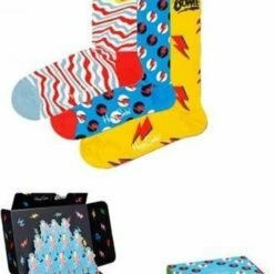 Goedkoop ๐ฏ Happy ๐งฆ Socks Bowie Giftbox 3P - Maat 36-40 ๐