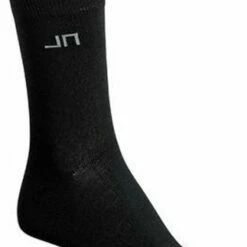 Nieuw ✔️ James & Nicholson 1x Paar Zwarte Heren/dames Sokken Maat 45-47 - Voordelige Basic Sokken 🛒