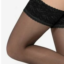 Coupon 🌟 Gatta Matte Hold Up Kousen Met Brede Kant Michelle Van 20 Denier, Maat 3-4 (M/L) Kleur Zwart 😉 -Beenmode Winkel 550x796 2