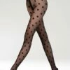 Uitgang 😉 Gatta Lycra Satin Sheers Mesh Panty Funny 07 20DEN Met Grote Stippen Zwart, Maat L (4) 🥰 -Beenmode Winkel 550x800 3