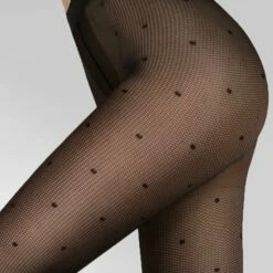 Coupon 🌟 Gatta Funny Lycra Satin Sheers 05 Micro-netpanty 20DEN Met Stippen Zwart Maat L (4) 🔔 -Beenmode Winkel 550x813 7