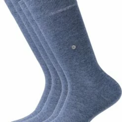Flash-uitverkoop 👏 Burlington Everyday Herensokken (2-pack) - Katoen - 👖 Jeansblauw - Maat: 40-46 ❤️ -Beenmode Winkel 550x814 3