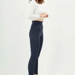 Kopen ๐ Merkloos Blueberry Legging - Legging - Hoge Taille - High Waist Push Up Leggings - Leggings - Push-Up - Up-Fit - Marineblauw ๐
